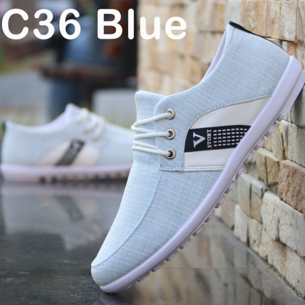 Men's Classic Canvas Peas Shoes - Image 5