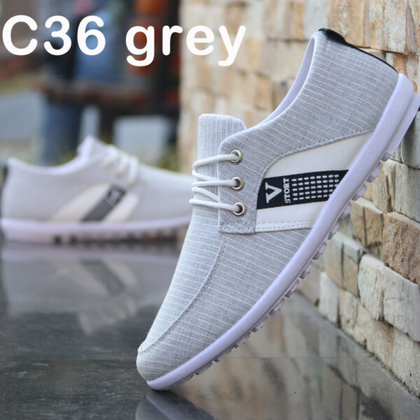 Men's Classic Canvas Peas Shoes - Image 3